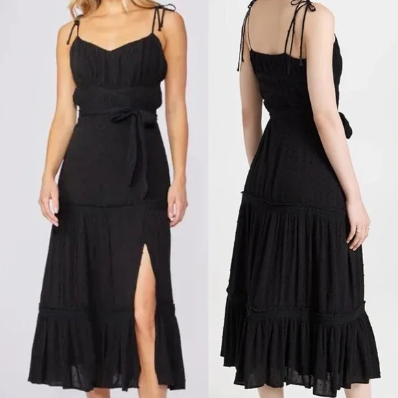 paige inesa midi dress PAIGE Women's Inesa Midi Dress, Black, Large : Amazon.com.au: Clothing, Shoes & Accessories